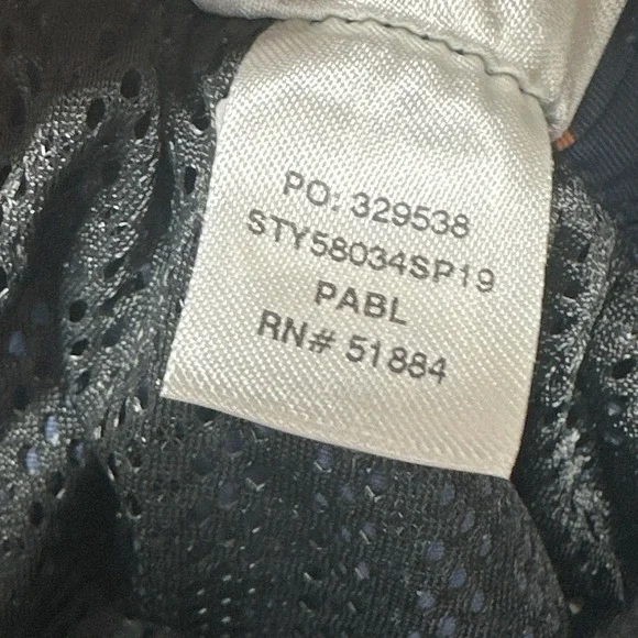 Patagonia Baggies Longs Shorts Men XS Blue Floral Bird Print Recycled Nylon 7" - Picture 12 of 13